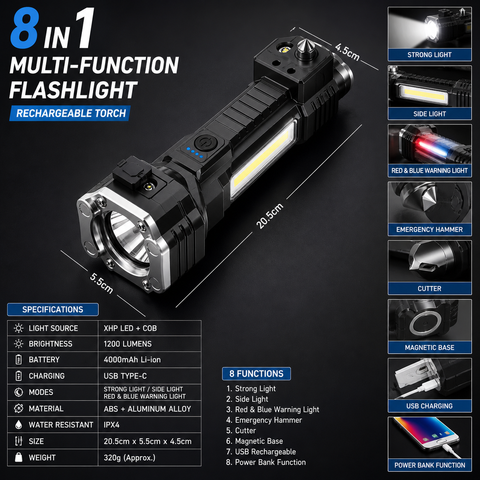 Torch Light 8 in 1